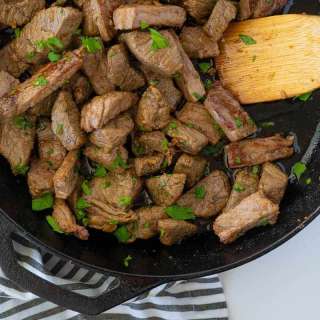 Garlic Steak Bites