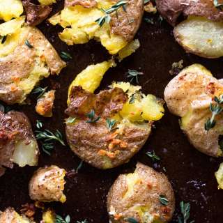 Smashed Fingerling Potatoes