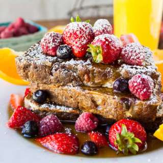 Cranberry Orange Walnut French Toast