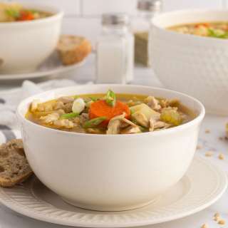 Chicken barley soup
