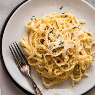 Fettuccine Alfredo for Two