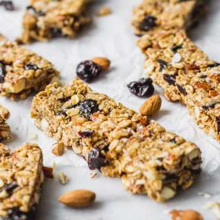 Cherry Almond Granola Bars