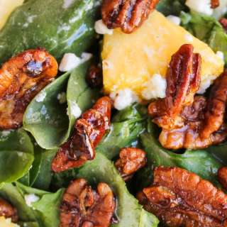 Pineapple Spinach Salad