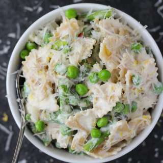 Ricotta, Asparagus, and Pea Pasta