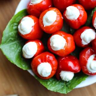 Goat Cheese Stuffed Peppadew Peppers
