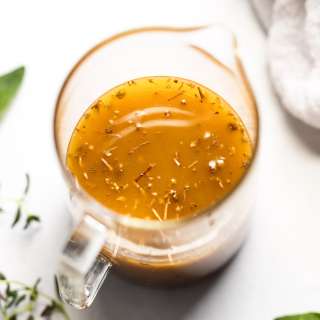 5-Minute Mediterranean Salad Dressing with Fresh Lemon