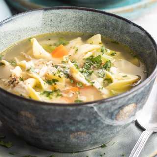 Leftover Turkey Noodle Soup