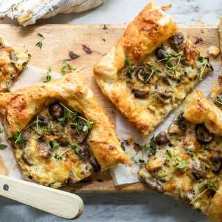 Mushroom and Leek Tart