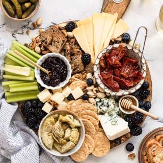 Simple Vegetarian Charcuterie Board