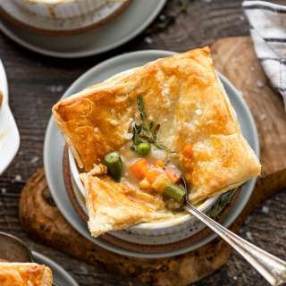 Individual Vegetarian Pot Pies
