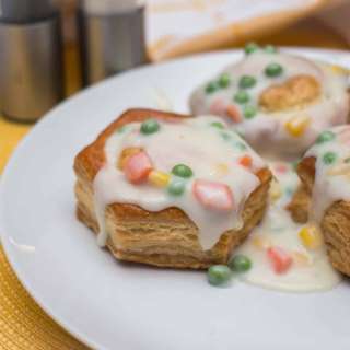 Vol-au-Vents with Vegetarian Sauce