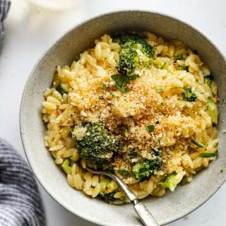 One-Pot Parmesan Orzo with Broccoli