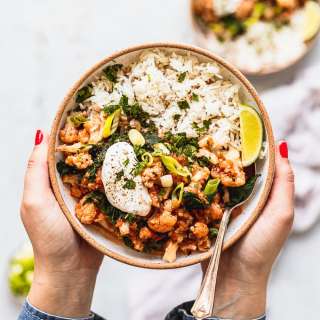 Cauliflower Kale Curry