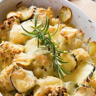 Cauliflower and Zucchini Bake
