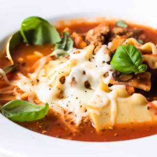 Slow Cooker Lasagna Soup