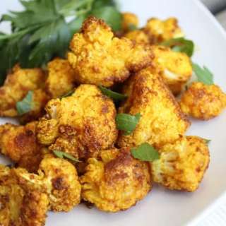 Roasted Curry Cauliflower