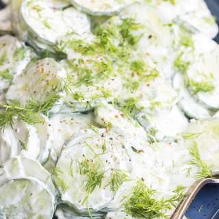 Creamy Cucumber Salad