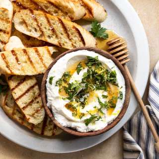 Whipped Ricotta with Herbs and Honey