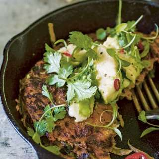 Sweet Potato Cakes with Lime and Avocado