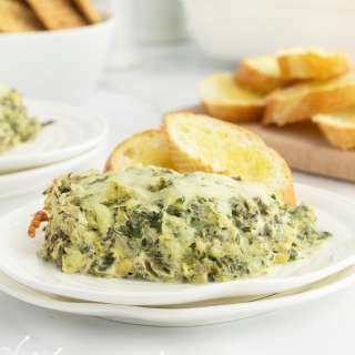 Hot N' Cheesy Spinach & Artichoke Dip
