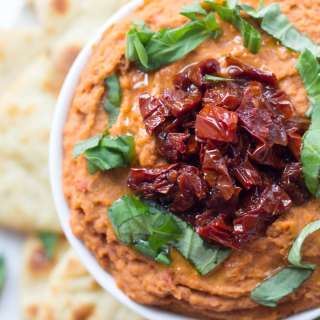 Sun-Dried Tomato & White Bean Hummus