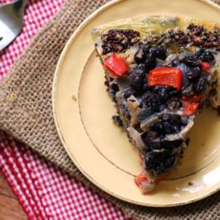 Southwestern-Style Quiche with Quinoa Crust