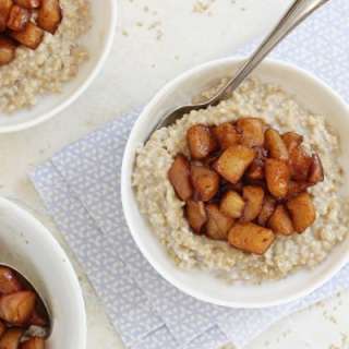 Apple Ginger Steel-Cut Oats