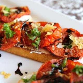 Roasted Tomato and Goat Cheese Sandwiches