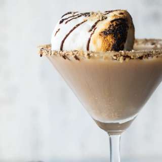 S'mores Chocolate Martini