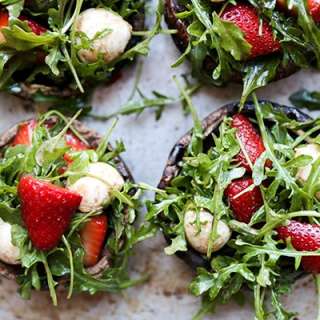 Caprese Salad Stuffed Portabella Mushrooms