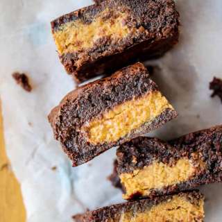 Reese’s Stuffed Brown Butter Brownies