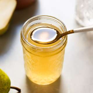 Fresh Pear Simple Syrup for Cocktails (and more!)