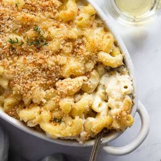 White Wine Macaroni and Cheese