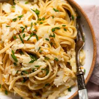 30-Minute Creamy Cauliflower and Orange Pasta