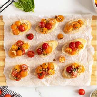 Cherry Tomato Bruschetta