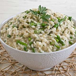 Lemony Asparagus Risotto