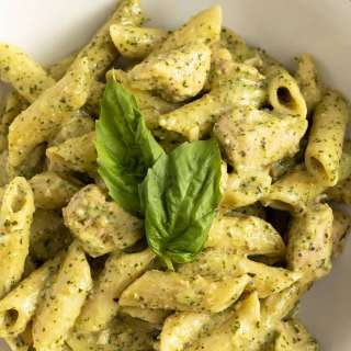 Creamy Chicken Pesto Pasta