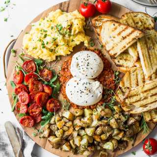 Breakfast Charcuterie Board with Burrata & More!
