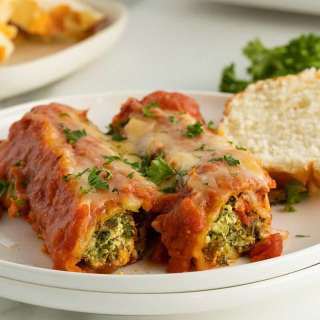 Sausage Stuffed Manicotti