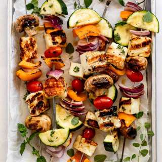 Greek-Inspired Halloumi Skewers