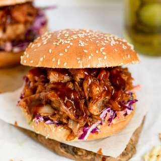 15 Minute Vegetarian BBQ Jackfruit Sandwiches