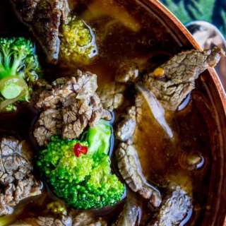 Chinese Broccoli Beef Soup