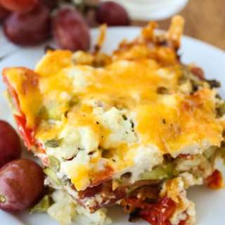 Overnight Bacon Asparagus Egg Bake