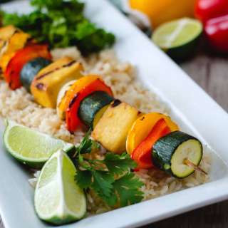 Barbecued Honey Tofu Skewers