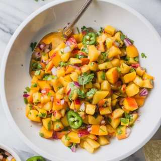 5 Ingredient Peach Salsa