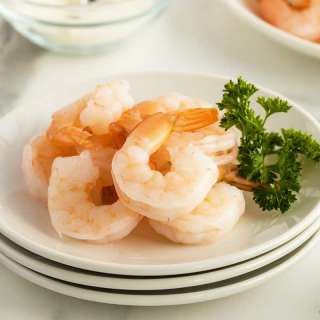 Poached Shrimp