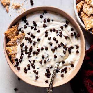 5 Minute Cannoli Dip with Mascarpone