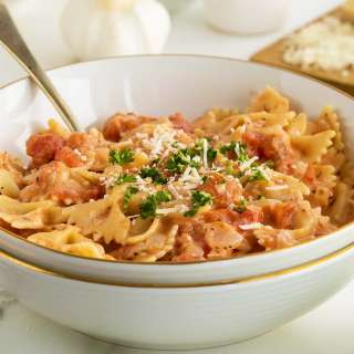 Tomato Cream Sauce with Pasta