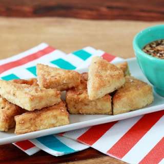 Crispy Quinoa-Crusted Tofu with Sweet Chili Dipping Sauce