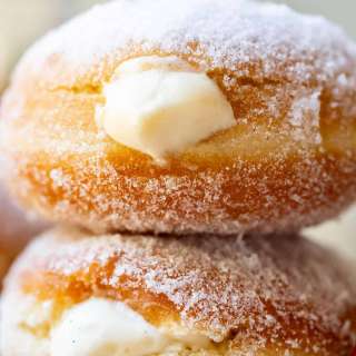 Bavarian Cream Donuts